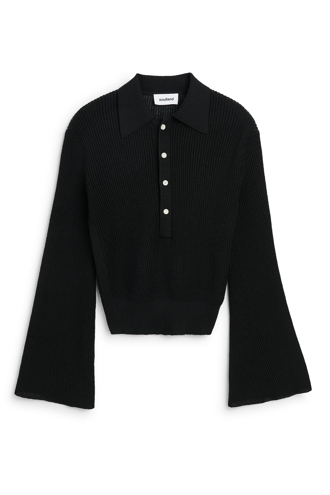 soyy. Almond Poloブラック Almond Polo (3color) – soyy.online
