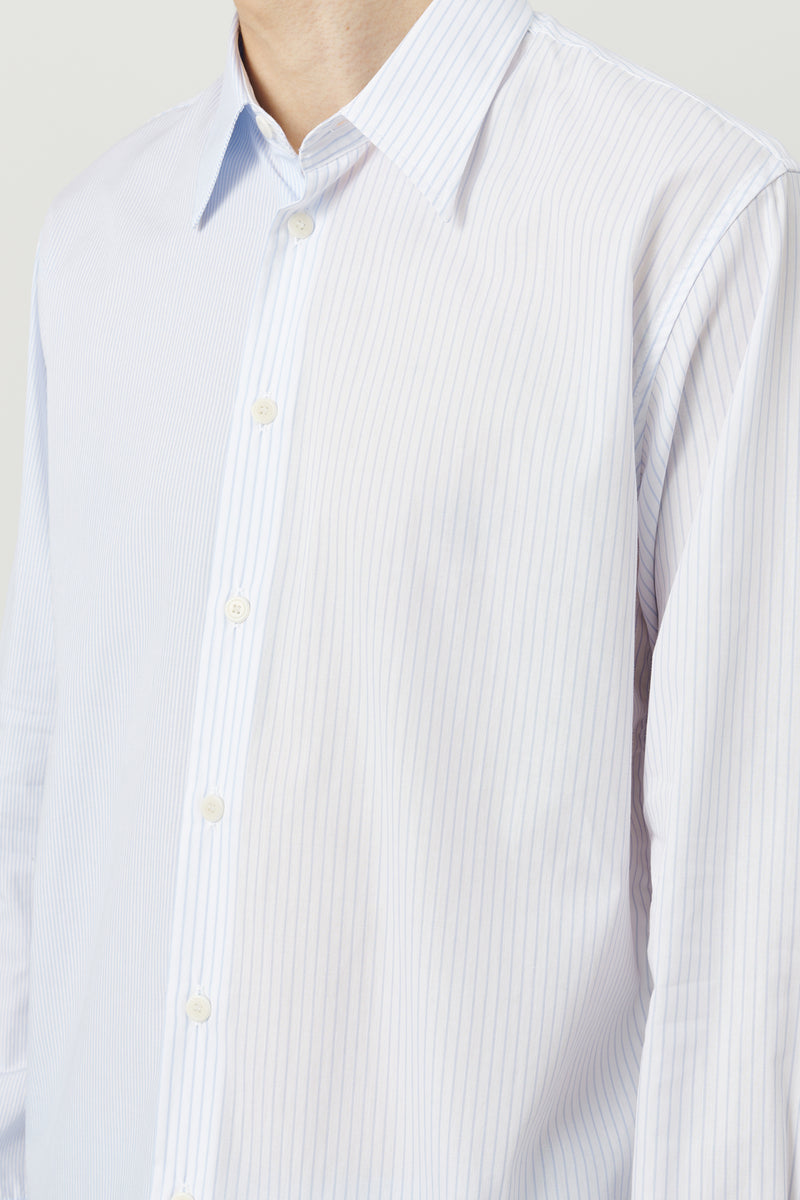 SOULLAND PERRY shirt Shirt Blue pinstripe