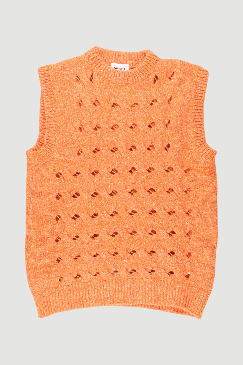 Reseller TOBY open knit vest - XS/S