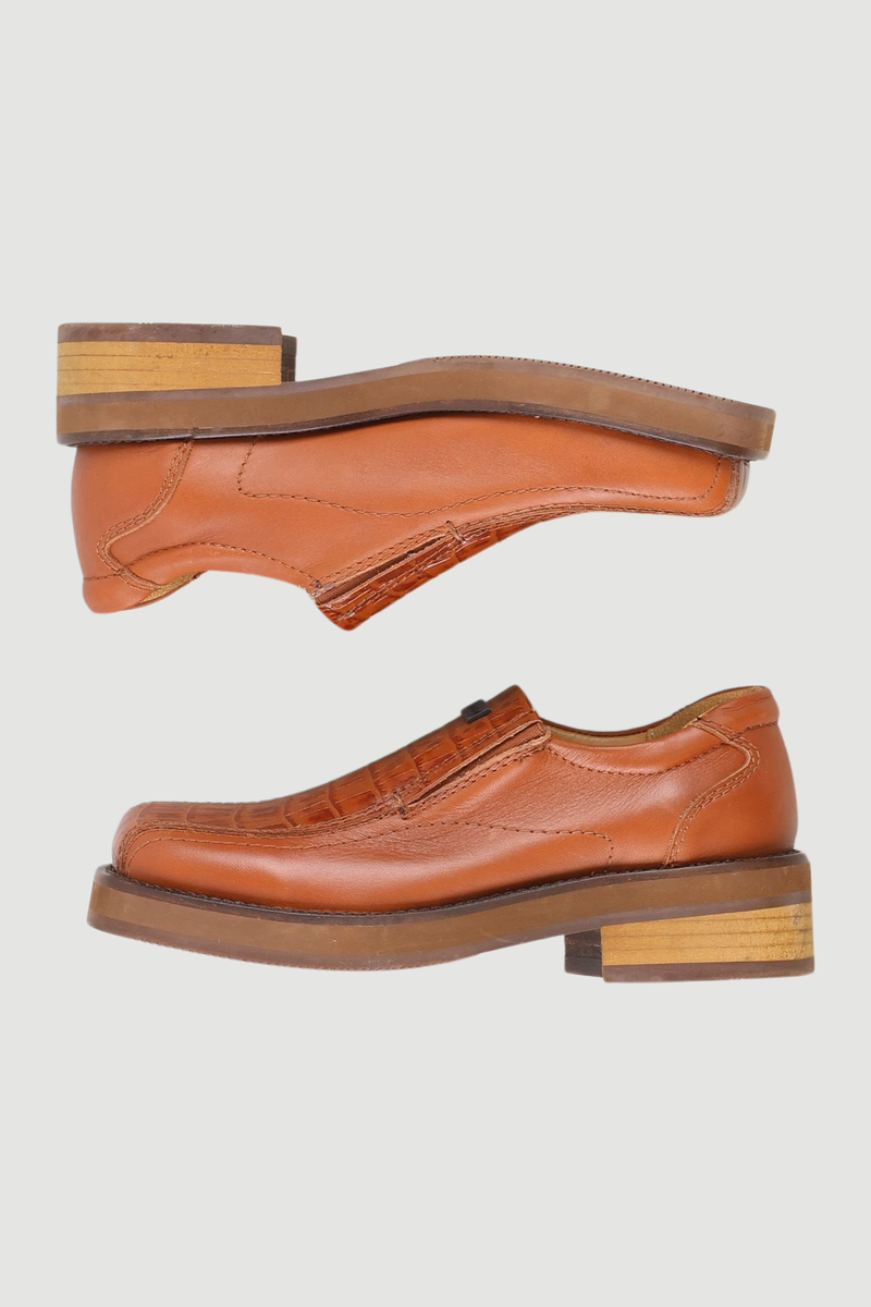 Reseller MIDORI croco loafers - 38
