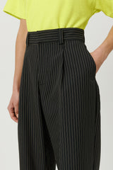 SOULLAND AIDAN pants Pants Black pinstripe