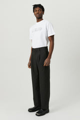 SOULLAND Aidan Pant Pants Black pinstripe