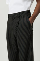 SOULLAND Aidan Pant Pants Black pinstripe