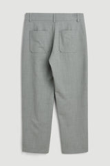 SOULLAND Aidan embroided Pants Pants Grey emroidered