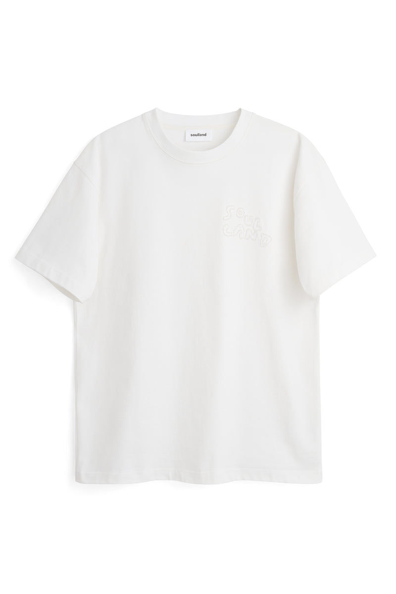 SOULLAND BEADED T-shirt T-shirt White