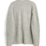 SOULLAND BOB alpaca mix cardigan Knitwear Light grey melange