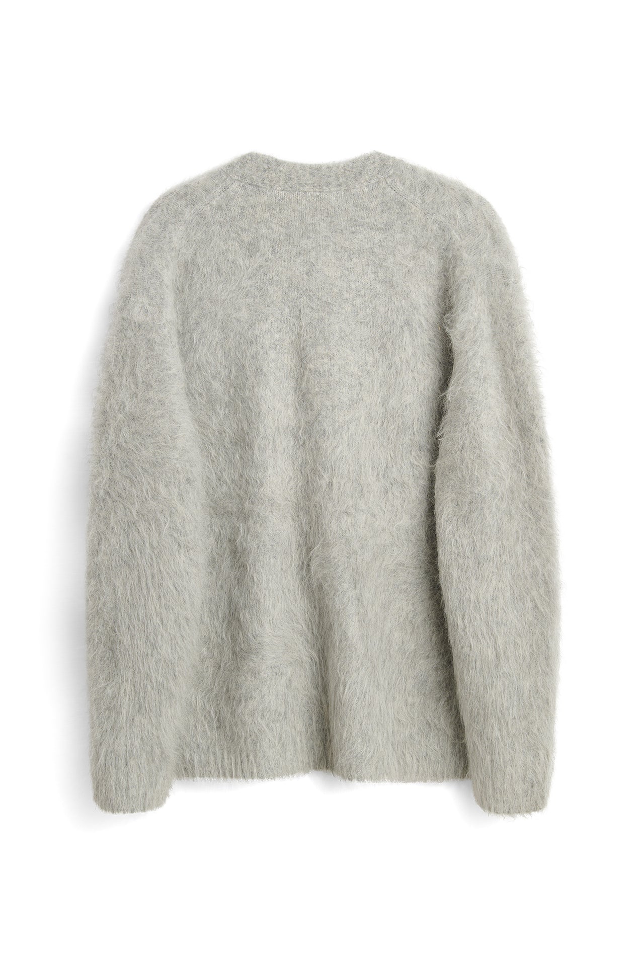SOULLAND BOB alpaca mix cardigan Knitwear Light grey melange