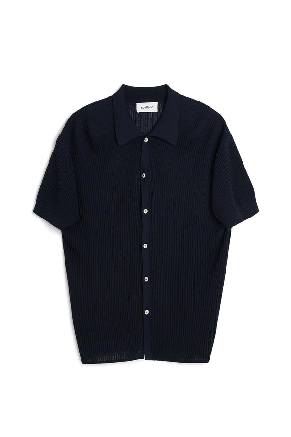 SOULLAND CIEL polo Knitwear Navy