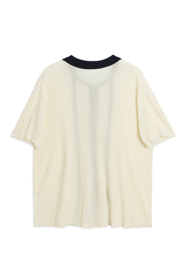 SOULLAND CIEL polo Knitwear Off White