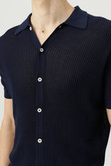 SOULLAND CIEL polo Knitwear Navy