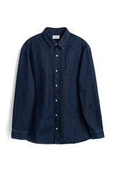 SOULLAND DAMON blue denim Shirt Blue