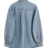 SOULLAND DAMON denim shirt Shirt Washed blue