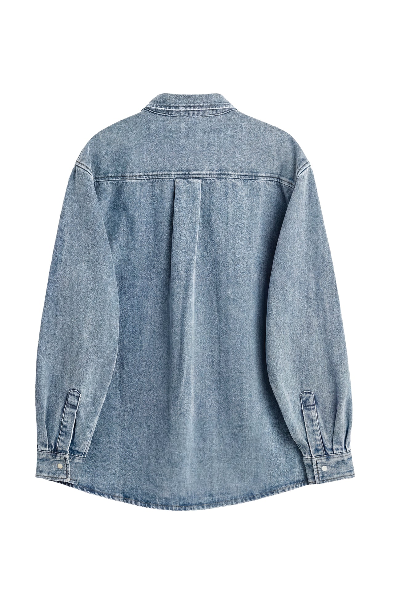 SOULLAND DAMON denim shirt Shirt Washed blue