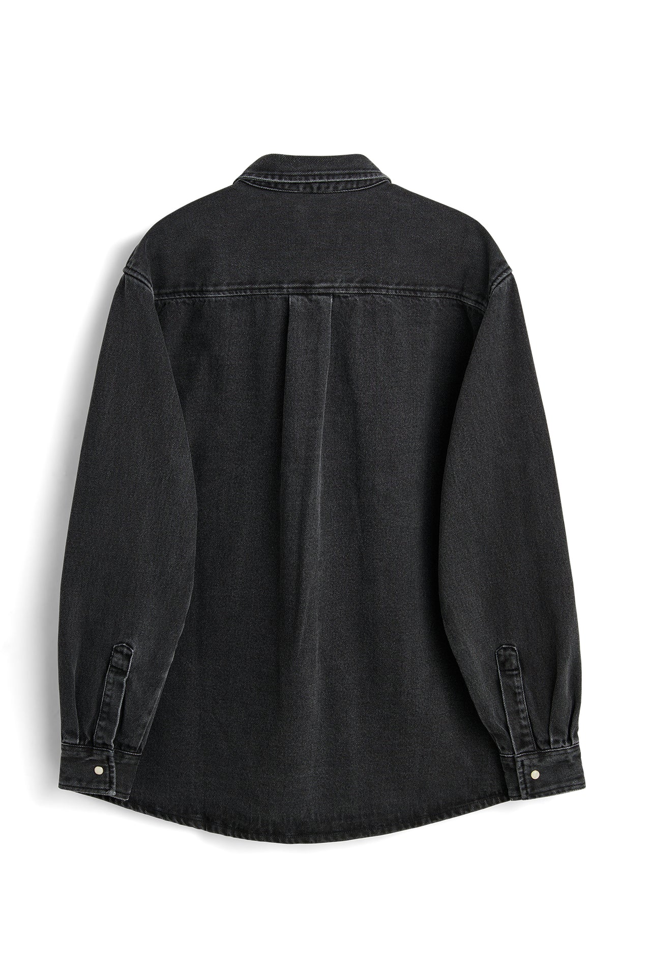 SOULLAND DAMON grey denim Shirt Grey