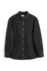 SOULLAND DAMON grey denim Shirt Grey