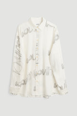 SOULLAND DAMON shirt Shirt White AOP