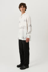 SOULLAND DAMON shirt Shirt White AOP