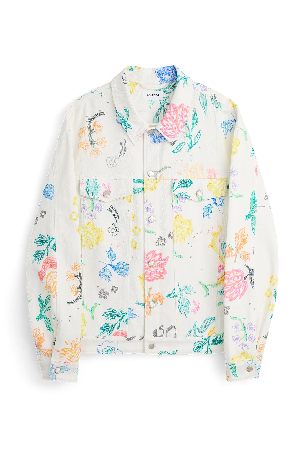 SOULLAND DECLAN jacket Jacket/coat/vest White AOP