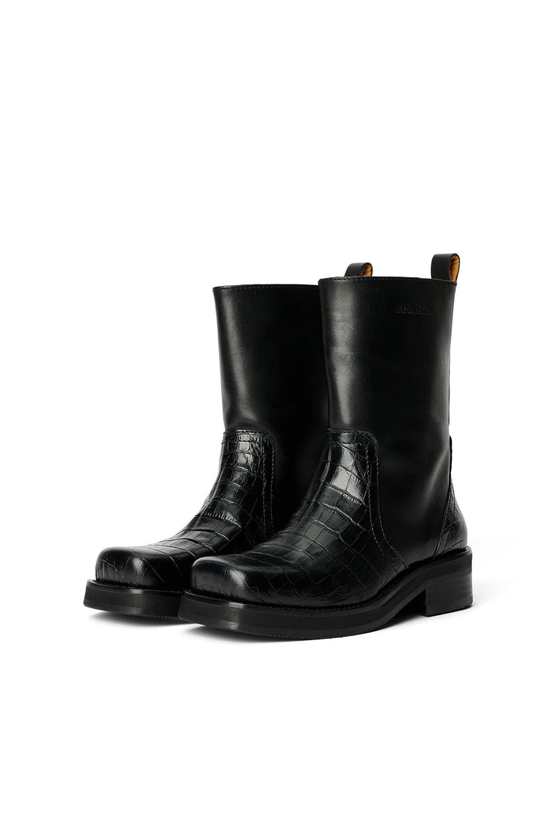 DELAWARE croco boots — alternate view