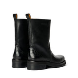 SOULLAND DELAWARE men's croco boots Footwear Black