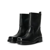 SOULLAND DELAWARE structure leather boots Footwear Black