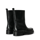 SOULLAND DELAWARE structure leather boots Footwear Black