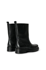 SOULLAND DELAWARE structure leather boots Footwear Black