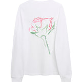 SOULLAND DEREK rose print T-shirt T-shirt White