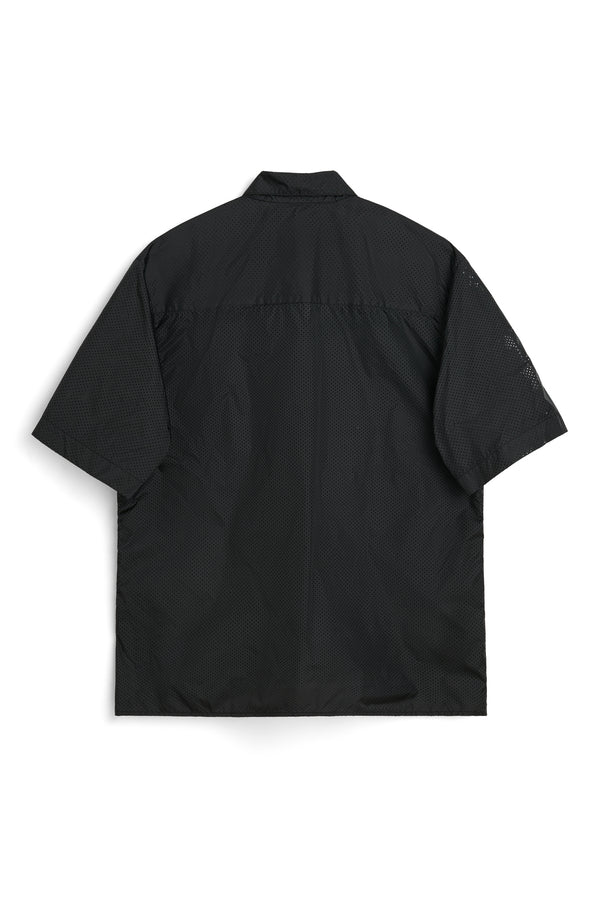 SOULLAND DEVIN perforated shirt Shirt Black