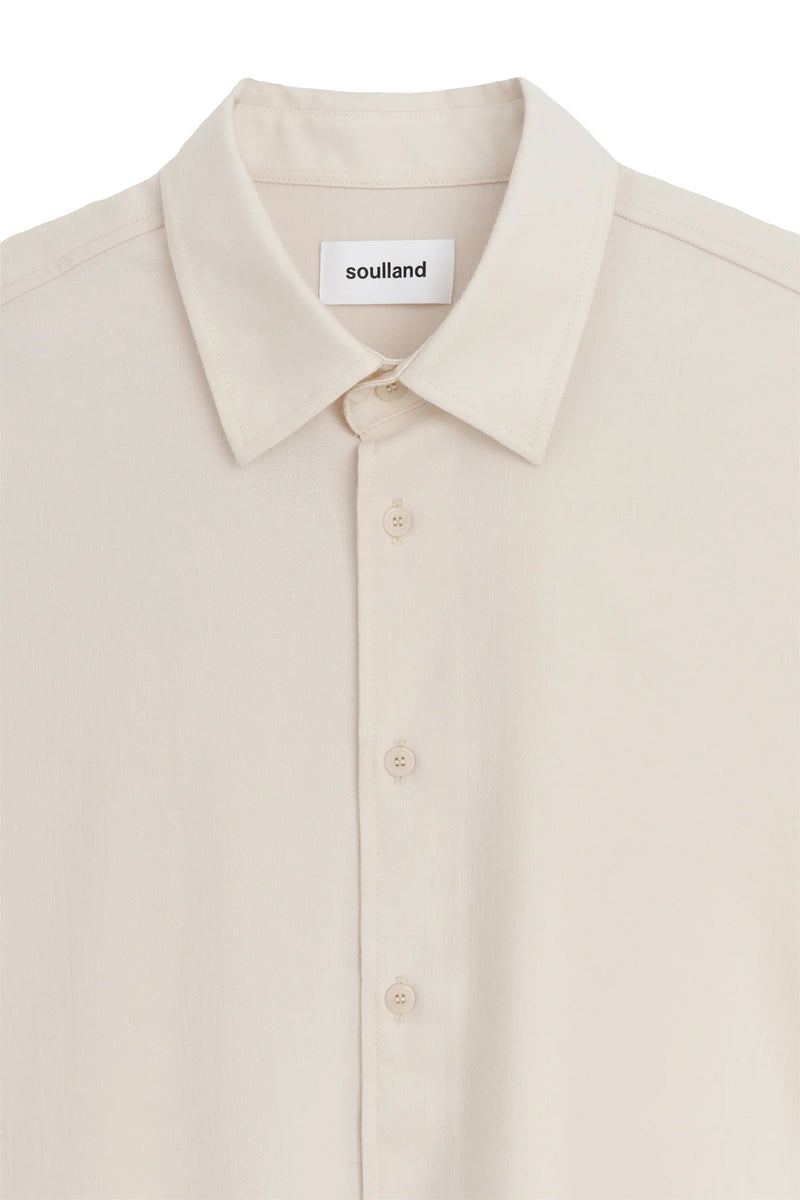 SOULLAND Damon shirt Shirt Ivory