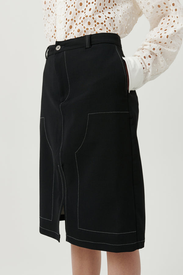 SOULLAND DEEN skirt Skirt Black multi