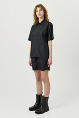 SOULLAND DEVIN perforated shirt Shirt Black