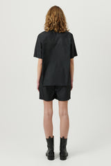 SOULLAND DEVIN perforated shirt Shirt Black