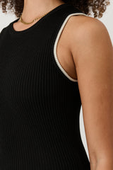 SOULLAND ELEEN tank top Knitwear Black multi