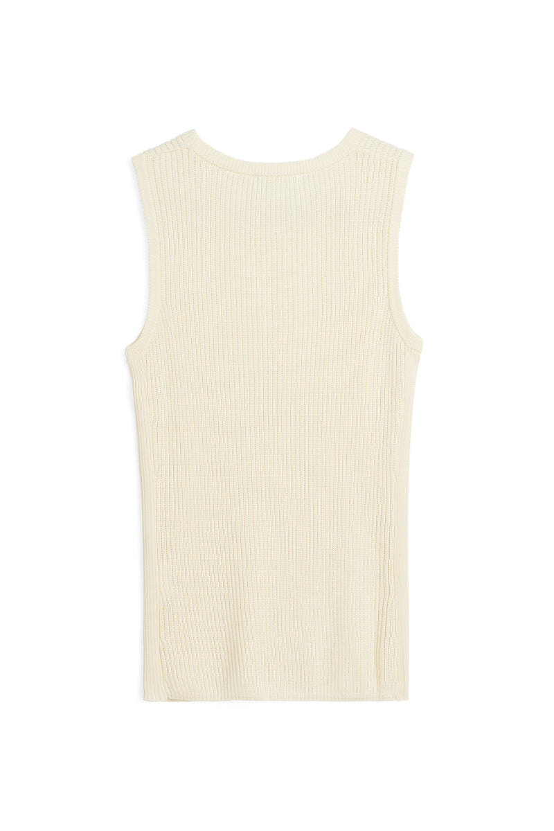 SOULLAND ELEEN tank top Knitwear Off White