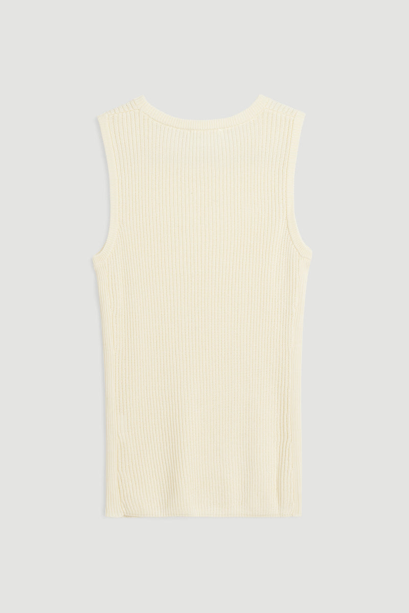 SOULLAND ELEEN tank top Knitwear Off White