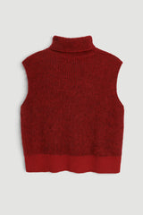 SOULLAND Eira Vest Knitwear Red