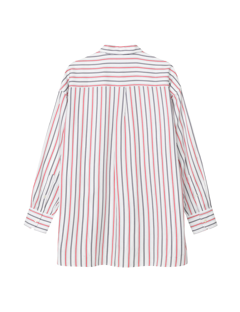 SOULLAND Estelle shirt Shirt White/red stripes