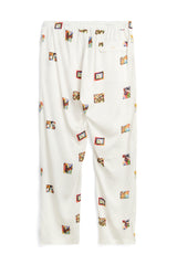 SOULLAND FADI Romain AOP Pants Off White