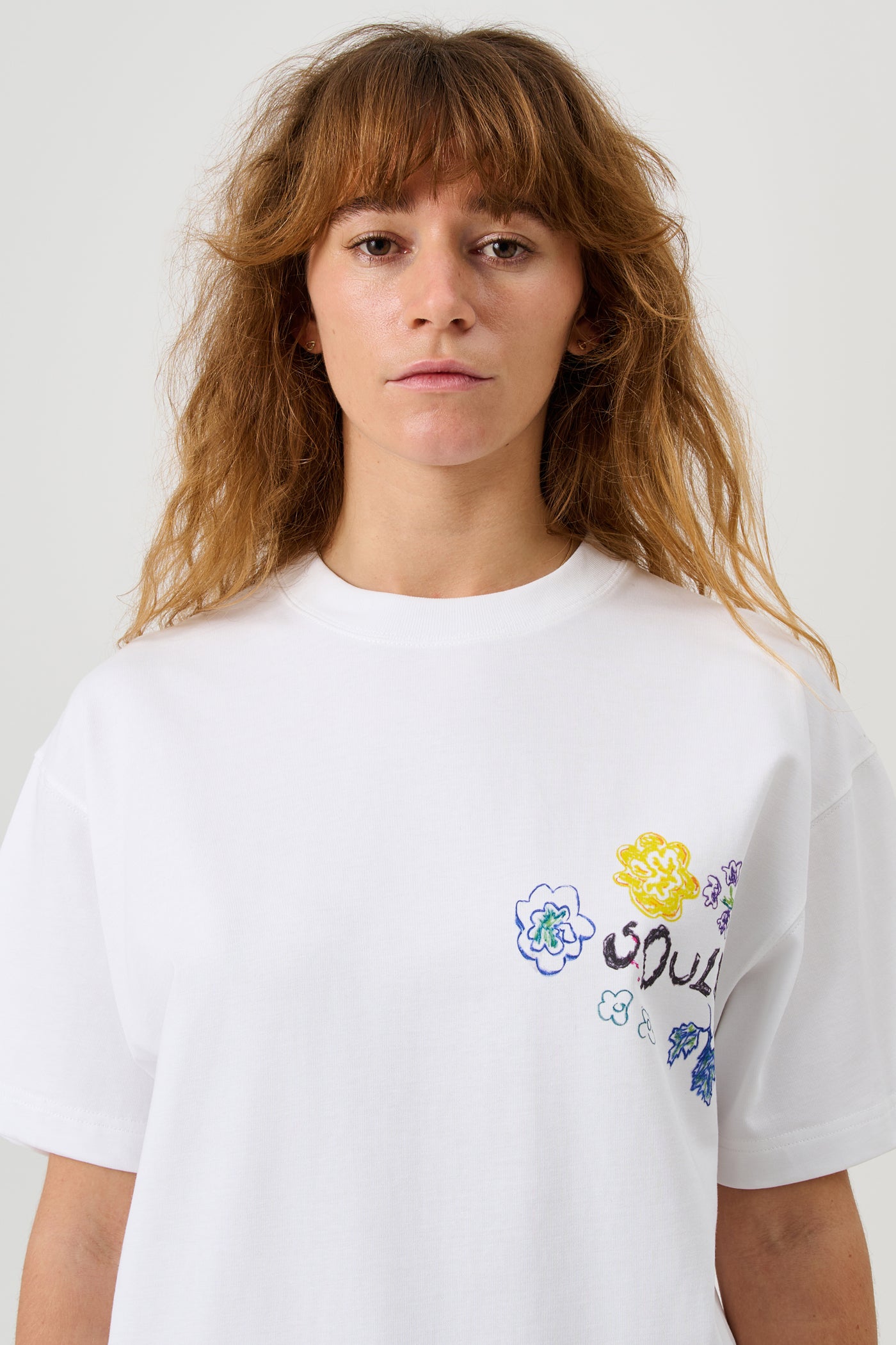売れ筋商品|||ソウルランド Tシャツ レディース トップス KAI FLORA UNISEX - Print T-shirt - white Kai_flower_T-shirt-T-shirt-