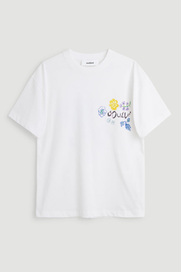 SOULLAND FLORA T-shirt T-shirt White