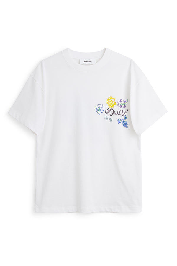 SOULLAND FLORA T-shirt T-shirt White