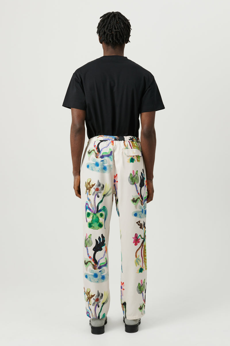 SOULLAND FADI pants Pants Green AOP