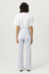 SOULLAND Fadi Pants Pants White /Blue