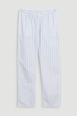 SOULLAND Fadi Pants Pants White /Blue