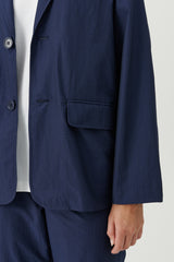 SOULLAND Gabe Blazer Jacket/coat/vest Navy