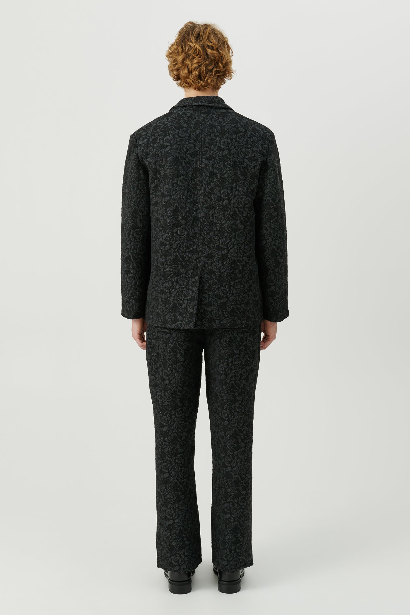 Oversized Wool Twill Suit Blazer