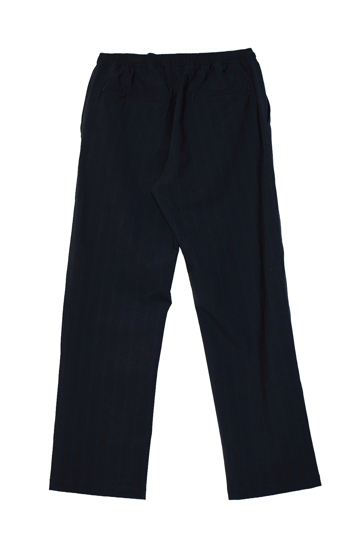 SOULLAND HAMMONS stripe wool embroidered pants Pants Blue