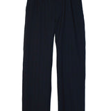 SOULLAND HAMMONS stripe wool embroidered pants Pants Blue