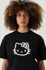 SOULLAND HK KITTY KAI T-shirt T-shirt Black